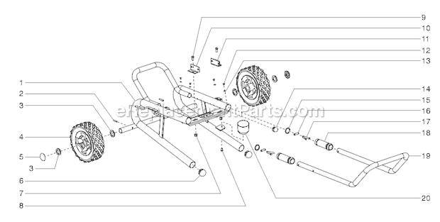 Page L Diagram and Parts List for EPX2155 0551012 SprayTECH Paint Sprayer