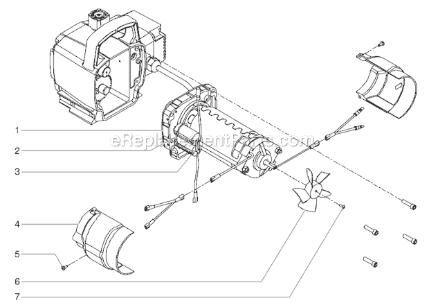 Page B Diagram and Parts List for EPX2155 0551013 SprayTECH Paint Sprayer