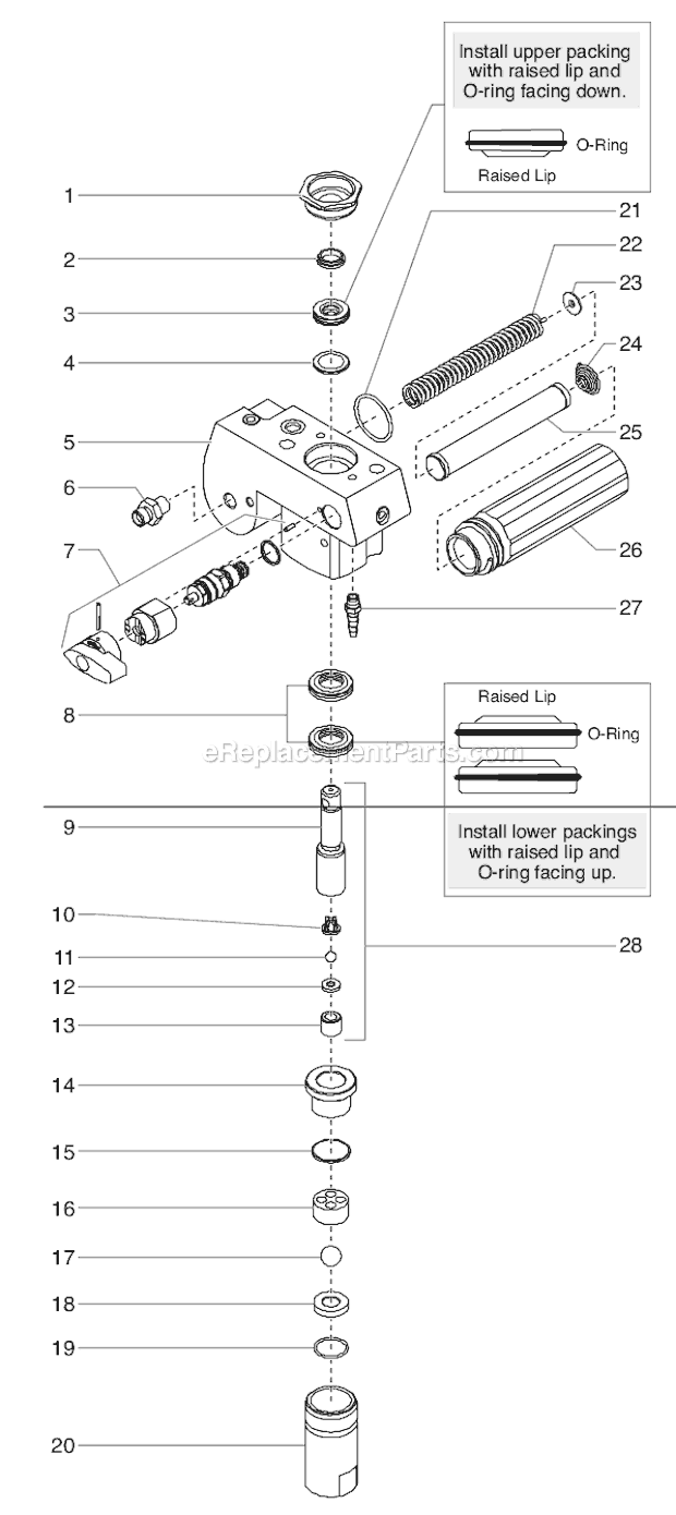 Page E Diagram and Parts List for EPX2255 0552009 SprayTECH Paint Sprayer