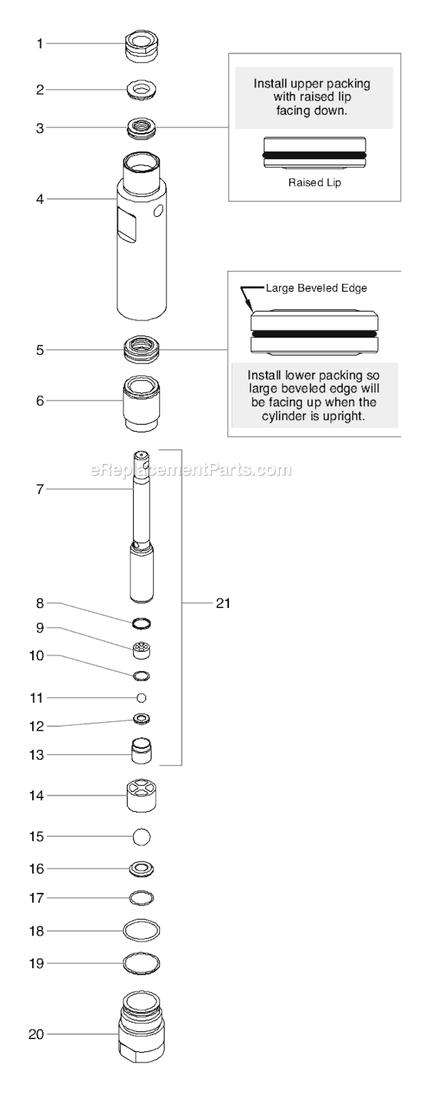 Page C Diagram and Parts List for EPX2455 0552066 SprayTECH Paint Sprayer
