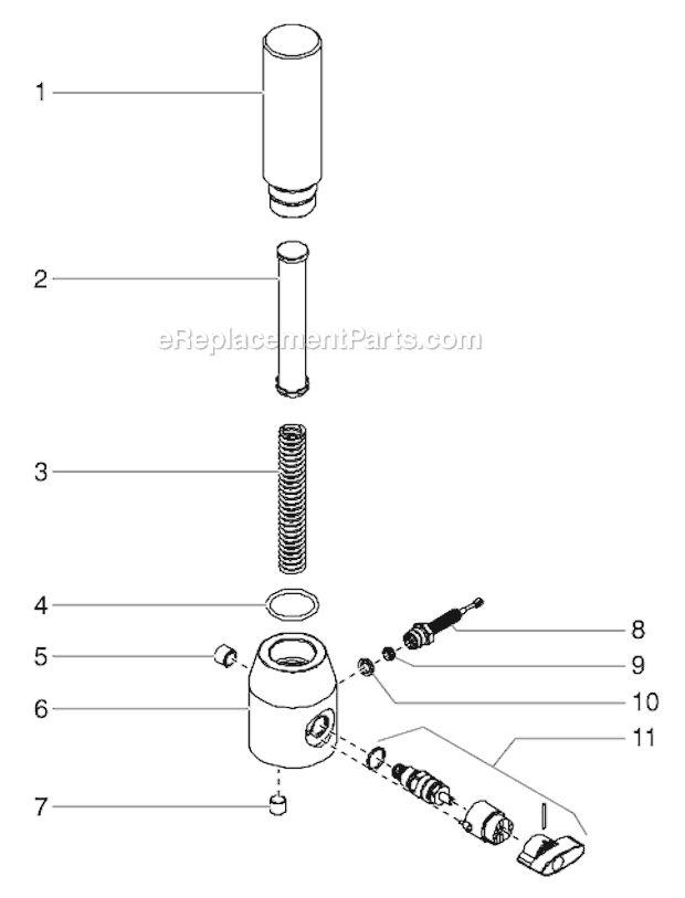 Page D Diagram and Parts List for EPX2455 0552075 SprayTECH Paint Sprayer