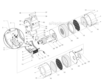 Page A Diagram and Parts List for CS9100 0277047 SprayTECH Paint Sprayer