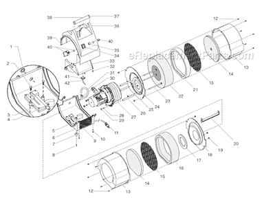 Page A Diagram and Parts List for CS9960 0277099 SprayTECH Paint Sprayer