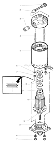 Page C Diagram and Parts List for EP2400 0279010 SprayTECH Paint Sprayer