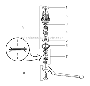 Page F Diagram and Parts List for EP2400 0279010 SprayTECH Paint Sprayer