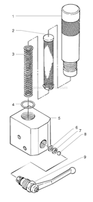 Page G Diagram and Parts List for EP2400 0279010 SprayTECH Paint Sprayer