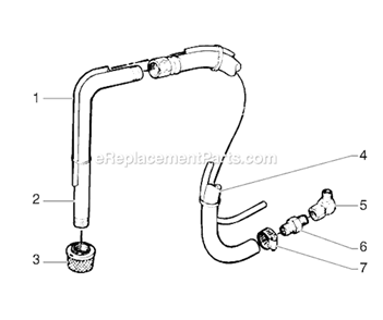 Page H Diagram and Parts List for EP2400 0279010 SprayTECH Paint Sprayer