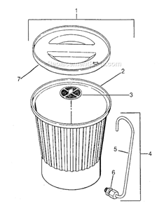 Page D Diagram and Parts List for ED1075 0288050 SprayTECH Paint Sprayer