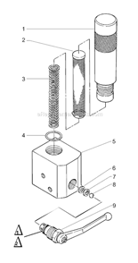 Part Location Diagram of 50717 SprayTECH Pin, Spring