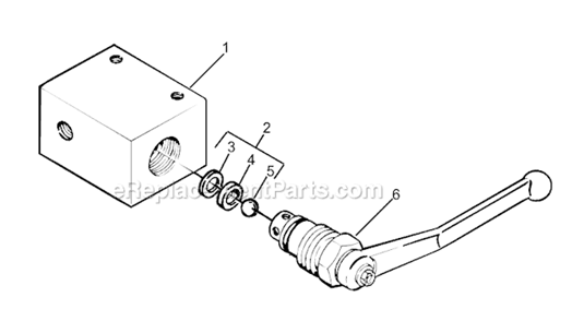 Part Location Diagram of 0294555 SprayTECH Prime/Spray Valve Head