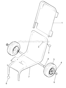 Page D Diagram and Parts List for EP2300 0294006 SprayTECH Paint Sprayer
