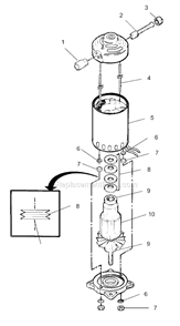Part Location Diagram of 13455 SprayTECH Fitting, Hose