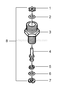 Page E Diagram and Parts List for EP2510 0294012 SprayTECH Paint Sprayer
