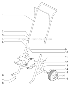 Page I Diagram and Parts List for EP2510 0294012 SprayTECH Paint Sprayer