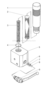 Page K Diagram and Parts List for EP2300SE 0294036 SprayTECH Paint Sprayer
