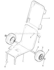 Page D Diagram and Parts List for EP2300SE 0294036 SprayTECH Paint Sprayer
