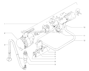 Page A Diagram and Parts List for EP2005 0295000 SprayTECH Paint Sprayer