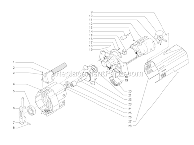 Page C Diagram and Parts List for EP2005 0295000 SprayTECH Paint Sprayer