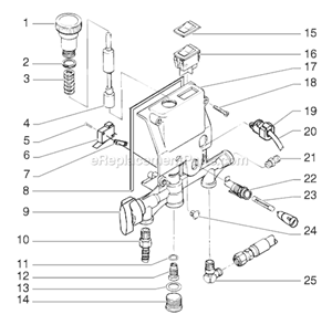 Page D Diagram and Parts List for EP2005 0295000 SprayTECH Paint Sprayer