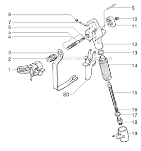 Part Location Diagram of 0071321 SprayTECH Fitting