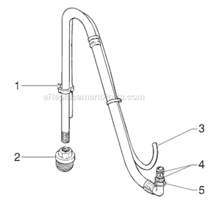 Page D Diagram and Parts List for EP2205 0295003 SprayTECH Paint Sprayer