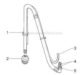 Page D Diagram and Parts List for EP2205 0295024 SprayTECH Paint Sprayer