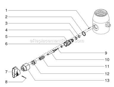 Part Location Diagram of 0507735 Titan Cam Base