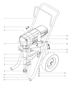 Part Location Diagram of 0507786 Titan Lock Washer
