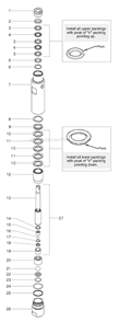 Page C Diagram and Parts List for EPX2405 0507008 SprayTECH Paint Sprayer