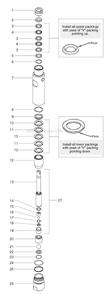 Page C Diagram and Parts List for EPX2505 0507009 SprayTECH Paint Sprayer