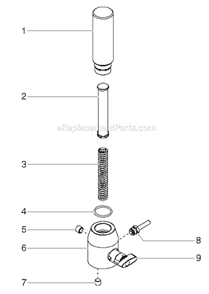 Page D Diagram and Parts List for EPX2405 0507018 SprayTECH Paint Sprayer