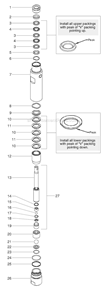 Page C Diagram and Parts List for EPX2505 0507019 SprayTECH Paint Sprayer