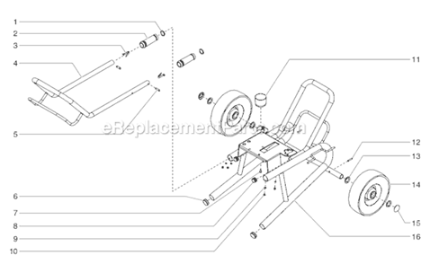 Page F Diagram and Parts List for EPX2505 0507019 SprayTECH Paint Sprayer
