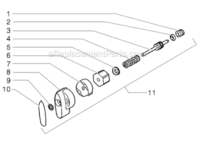 Page I Diagram and Parts List for EP2105 0508006 SprayTECH Paint Sprayer