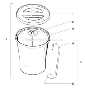 Page B Diagram and Parts List for ED655 0508028 SprayTECH Compressor