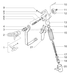Part Location Diagram of 9922703 SprayTECH Snap Ring