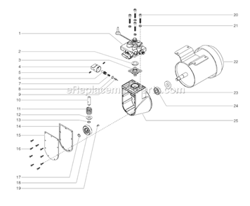 Part Location Diagram of 278240 SprayTECH Diaphragm