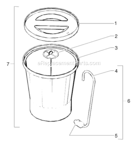 Page D Diagram and Parts List for ED655 0508090 SprayTECH Compressor