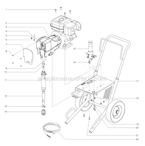 Part Location Diagram of 0509553 Titan Screw
