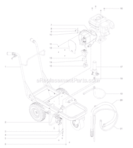 Page A Diagram and Parts List for LC750 0509027 SprayTECH Paint Sprayer