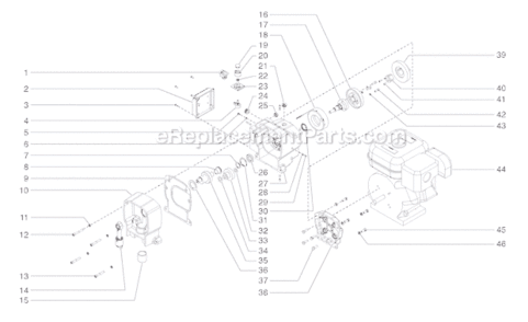 Page B Diagram and Parts List for LC750 0509027 SprayTECH Paint Sprayer