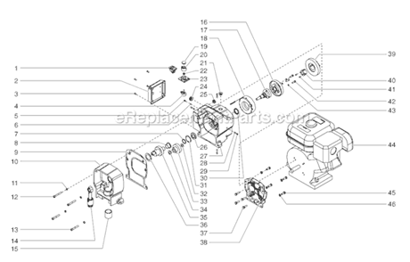 Page B Diagram and Parts List for GPX80 0509037 SprayTECH Paint Sprayer