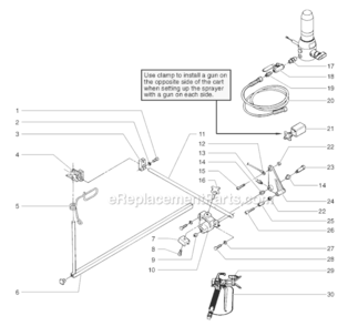 Page M Diagram and Parts List for LCX 0509040 SprayTECH Paint Sprayer