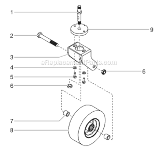 Page H Diagram and Parts List for LCX 0509040 SprayTECH Paint Sprayer