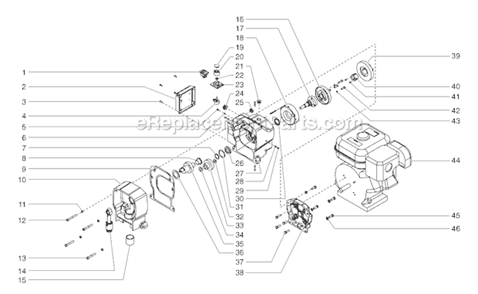 Page B Diagram and Parts List for GPX80 0509057 SprayTECH Paint Sprayer