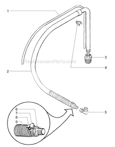 Page G Diagram and Parts List for GPX80 0509057 SprayTECH Paint Sprayer
