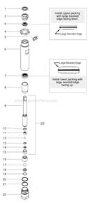 Page C Diagram and Parts List for GPX 0509058 SprayTECH Paint Sprayer