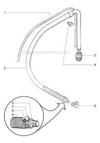 Page G Diagram and Parts List for GPX 0509058 SprayTECH Paint Sprayer