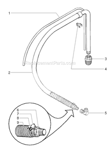 Page G Diagram and Parts List for GPX 0509059 SprayTECH Paint Sprayer