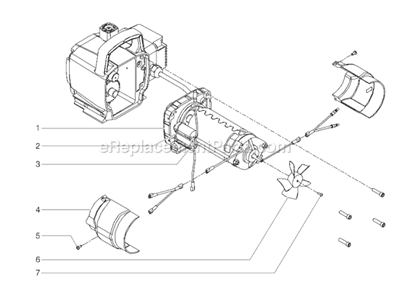 Page B Diagram and Parts List for EPX2155 0551012 SprayTECH Paint Sprayer